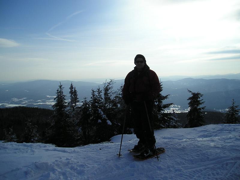 Stinson (15).JPG - Tim up on top of the mountain.